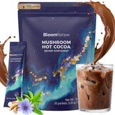 BloomRenew nighttime mushroom hot cocoa for sleep support
