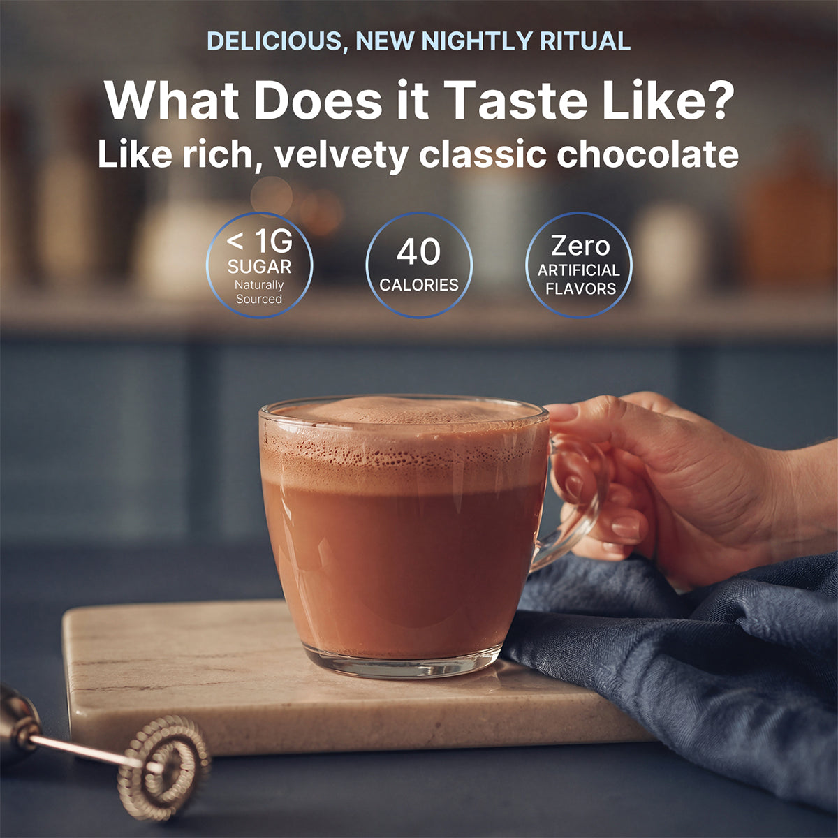 BloomRenew Nighttime Mushroom Hot Cocoa